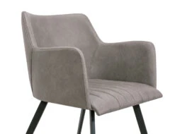 LEVEL Andorra Armchair Vintage Grey Seat 19 LEVEL Andorra Armchair Vintage Grey Seat -Level Furniture Outlet Store andorra armchair grey leather 5 new