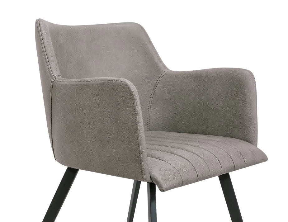 LEVEL Andorra Armchair Vintage Grey Seat 10 LEVEL Andorra Armchair Vintage Grey Seat - Image 10