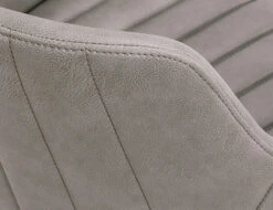 LEVEL Andorra Armchair Vintage Grey Seat 18 LEVEL Andorra Armchair Vintage Grey Seat -Level Furniture Outlet Store andorra grey armchair closeup new