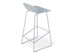 LEVEL Pop Stool - Powder Blue Frame And Shell Seat -Level Furniture Outlet Store baby blue stool kitchen new 61f49a99 0caf 4373 99ef 2c472842293a