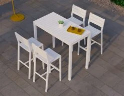 LEVEL Halki Stool With Backrest - White -Level Furniture Outlet Store backrest stools modern white halki 125 table 6366f38b 25ad 4277 a91e 0de70f835978