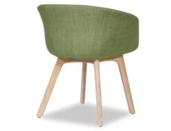 LEVEL Lonsdale Arm Chair - Natural - Green Fabric -Level Furniture Outlet Store bacl of green chair b5d5825b d21a 4020 8171 9e0b307b0d3a