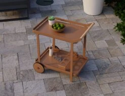 LEVEL Imola Outdoor Bar Cart - Terracotta -Level Furniture Outlet Store bar cart lifestyleTerracotta bce5ef3e d54c 40b7 9ad7 46dcea501c50