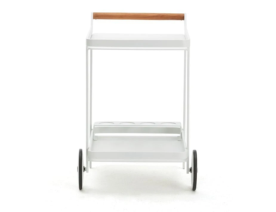 LEVEL Imola Outdoor Bar Cart - White 9 LEVEL Imola Outdoor Bar Cart - White - Image 9