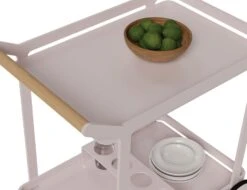 LEVEL Imola Outdoor Bar Cart - Pale Pink Blush -Level Furniture Outlet Store bar cartdrinkstrolley outdoor 39757f9e 30e1 4906 bd5e c134d73edabe