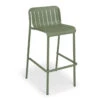 LEVEL Roku Outdoor Bar Stool In Matt Eucalyptus Green