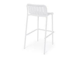 LEVEL Roku Outdoor Bar Stool In Matt White