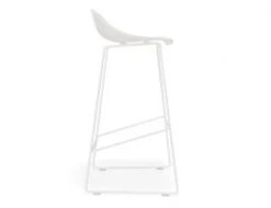 LEVEL Pop Stool - White Frame And Shell Seat -Level Furniture Outlet Store bar stool white metal frame 866b871d fabc 42ce 94e3 32fb1738fe2f