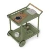 LEVEL Imola Outdoor Bar Cart - Eucalyptus Green