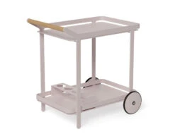LEVEL Imola Outdoor Bar Cart - Pale Pink Blush -Level Furniture Outlet Store bartrolley cart 56614267 3cd2 400b 84f9 8d63a88f79dc