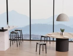 LEVEL Andi Stool - Black - Backless -Level Furniture Outlet Store big shot all black modern set 62002587 1793 4027 a575 3f5155298b67