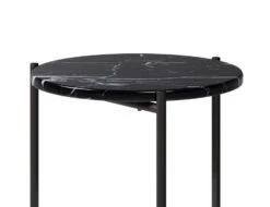 LEVEL Nexus Marble Side Table - Black Marquina -Level Furniture Outlet Store black marble table