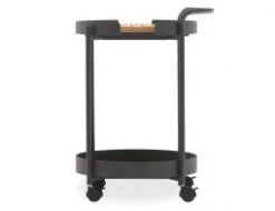 LEVEL Fino Outdoor Bar Cart - Charcoal -Level Furniture Outlet Store cart f4ce7433 f5f8 473d 8870 c84c838c071a