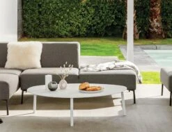 LEVEL Cetara Coffee Table - Outdoor - White - Large -Level Furniture Outlet Store cetara large white insitu 092532d6 e62d 4048 a9f3 52928761943c