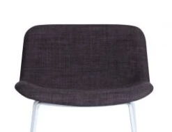 LEVEL Umbria Stool - White - Charcoal Fabric -Level Furniture Outlet Store charcoal seat e4fb21fe 79f6 4c37 a814 cf737a383feb