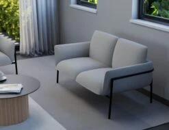 LEVEL Charlie 2 Seat Sofa - Cloud Grey -Level Furniture Outlet Store charlie doublesofa cloudgrey lifestyle1