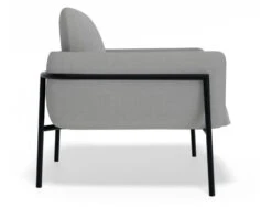 LEVEL Charlie Armchair - Cloud Grey -Level Furniture Outlet Store charlie single cloudgrey side