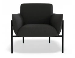 LEVEL Charlie Armchair - Storm Grey -Level Furniture Outlet Store charlie single stormgrey front