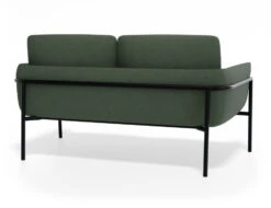 LEVEL Charlie 2 Seat Sofa - Kelp Green -Level Furniture Outlet Store charlie two kelpgreen back