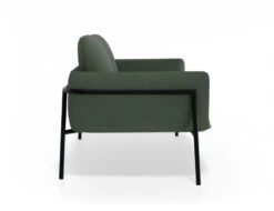LEVEL Charlie 2 Seat Sofa - Kelp Green -Level Furniture Outlet Store charlie two kelpgreen side