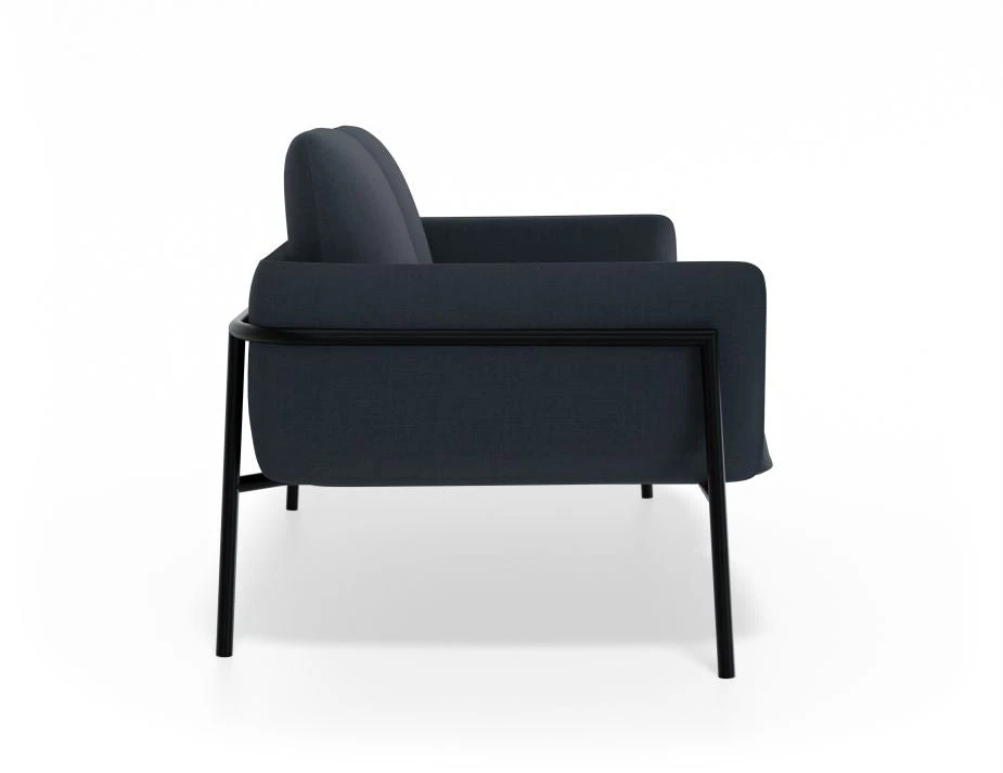 LEVEL Charlie 2 Seat Sofa - Midnight Blue 2 LEVEL Charlie 2 Seat Sofa - Midnight Blue - Image 2