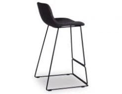 LEVEL Umbria Stool - Black - Charcoal Fabric -Level Furniture Outlet Store classy stppl 31af3f70 e7eb 4ea0 b470 156f6944d36f