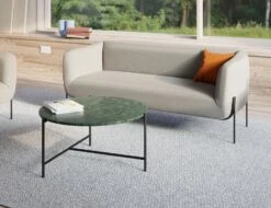 LEVEL Belle 2.5 Seater Sofa - Cloud Grey - Brushed Matt Gold Legs 13 LEVEL Belle 2.5 Seater Sofa - Cloud Grey - Brushed Matt Gold Legs -Level Furniture Outlet Store coffee table green marble 0f9fe055 f149 48db b9d5 9e8e358bf443