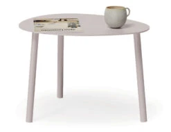LEVEL Cetara Side Table - Outdoor - Pale Blush 14 LEVEL Cetara Side Table - Outdoor - Pale Blush -Level Furniture Outlet Store contemporary pink sidetable