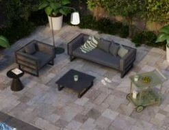 LEVEL Corvo Outdoor Side Table - Black -Level Furniture Outlet Store corvo barcart sidetable lifestyle 402ed5e5 9749 4567 ba9b 2ad477488dd2