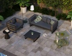 LEVEL Corvo Outdoor Side Table - Black -Level Furniture Outlet Store corvo barcart sidetable lifestyle 5207afe4 50b3 4bf0 9376 6372ab90f559