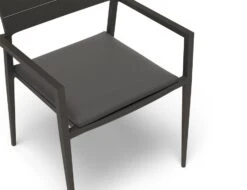 LEVEL Halki Chair - Outdoor - Charcoal - With Dark Grey Cushion -Level Furniture Outlet Store cushion halki outdoor charcoal arm seat 636fefbc 9968 438c bf77 0e6b22f24f60
