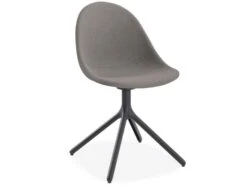 LEVEL Pebble Fabric Dark Grey Upholstered Chair - Pyramid Fixed Base With Castors - Black 15 LEVEL Pebble Fabric Dark Grey Upholstered Chair - Pyramid Fixed Base With Castors - Black -Level Furniture Outlet Store dark grey fabric swivel pebble MAIN 3962af82 4138 4fc6 9dba a25c83b93a3b