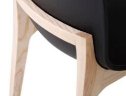 LEVEL Ara Stool - Natural - Black Shell -Level Furniture Outlet Store designer chair d2331033 d96d 4104 b65c b8499b01db5d