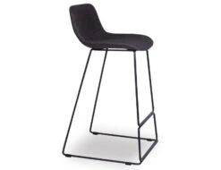 LEVEL Umbria Stool - Black - Charcoal Fabric -Level Furniture Outlet Store designer stool 90638672 9a59 4913 8b68 7ca3de4de711