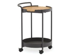 LEVEL Fino Outdoor Bar Cart - Charcoal