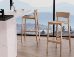LEVEL Andi Stool - Natural 66CM -Level Furniture Outlet Store front andi stool natural 5b30d9c6 f1bc 42c1 8478 89779c55ae38
