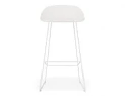 LEVEL Pop Stool - White Frame And Shell Seat -Level Furniture Outlet Store front angle pop stool white d7c1a8a3 f053 4be0 8501 1d456b27fce3