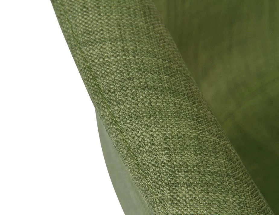 LEVEL Lonsdale Arm Chair - Black Sled - Green Fabric 5 LEVEL Lonsdale Arm Chair - Black Sled - Green Fabric - Image 5