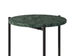 LEVEL Nexus Marble Side Table - Green Guatemala -Level Furniture Outlet Store green marble modern