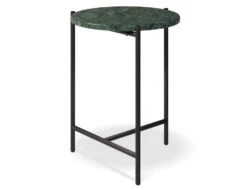 LEVEL Nexus Marble Side Table - Green Guatemala -Level Furniture Outlet Store green marble side table
