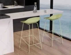 LEVEL Pop Stool - Dusty Green Frame And Shell Seat 38 LEVEL Pop Stool - Dusty Green Frame And Shell Seat -Level Furniture Outlet Store green pop stool in situ back adfc1b27 5e43 48ff 81ad 41e44c6940f0