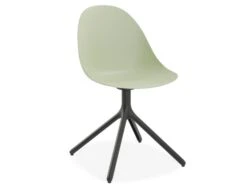 LEVEL Pebble Chair Mint Green With Shell Seat - 4 Post Stackable Base - White -Level Furniture Outlet Store green swivel pebble MAIN 826410c2 34f0 4f9c 9d06 8ef956ddede4