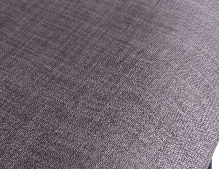 LEVEL Lonsdale Arm Chair - Black Sled - Grey Fabric 4 LEVEL Lonsdale Arm Chair - Black Sled - Grey Fabric - Image 4