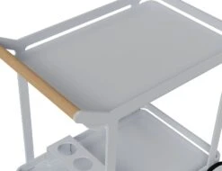 LEVEL Imola Outdoor Bar Cart - Matt Silver Grey 34 LEVEL Imola Outdoor Bar Cart - Matt Silver Grey -Level Furniture Outlet Store grey outoor drinkstrolley 804f4651 a127 48f0 b6c2 825807fc5b7d