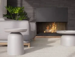 LEVEL Soda Coffee - Large - Silver Grey -Level Furniture Outlet Store grey soda table combo modern fireplace 7d454a37 9ecd 4f13 a83d 853c7b9a48e4