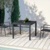 LEVEL Halki Table - Outdoor - 90cm X 90cm - Charcoal