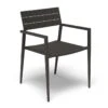 LEVEL Halki Chair - Outdoor - Charcoal - With Dark Grey Cushion