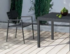 LEVEL Halki Table - Outdoor - 90cm X 90cm - Charcoal -Level Furniture Outlet Store halki char 2 d67b4c0f 1904 41e4 8c5c eb75f5ff8d11