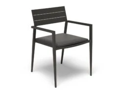 LEVEL Halki Chair - Outdoor - Charcoal - With Dark Grey Cushion -Level Furniture Outlet Store halki cushion charcoal 3c6634f9 5609 42b6 9a61 6340cfb786b1