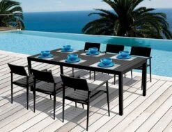 LEVEL Halki Table - Outdoor - 220cm X 100cm - Charcoal 7 LEVEL Halki Table - Outdoor - 220cm X 100cm - Charcoal -Level Furniture Outlet Store halki table larger 1 c56eaa79 1764 40cb adb0 0ceac8f53c85